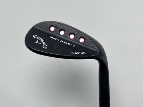 Callaway Mack Daddy 4 Black LW 60* 12 X-Grind True Temper S200115g Stiff, 1 of 12