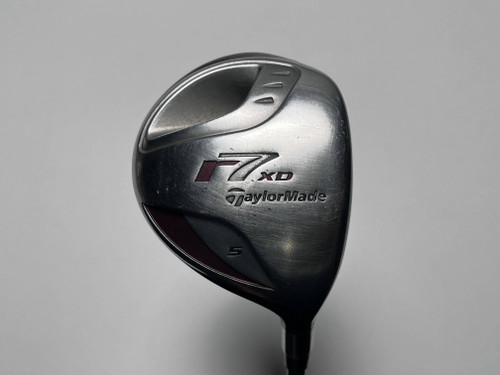TaylorMade R7 XD 5 Fairway Wood 18* REAX 55g Stiff Graphite Mens RH Midsize Grip, 1 of 12