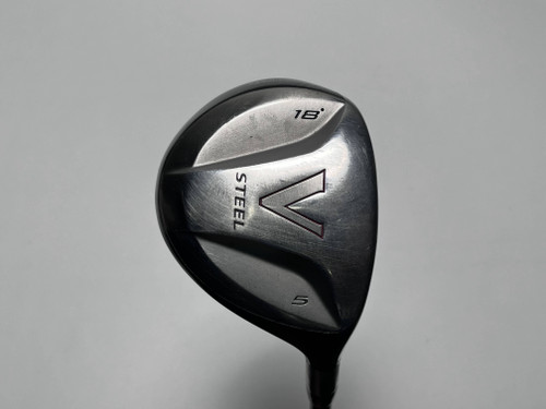 TaylorMade V Steel 5 Fairway Wood 18* MAS2 Stiff Graphite Mens RH, 1 of 12