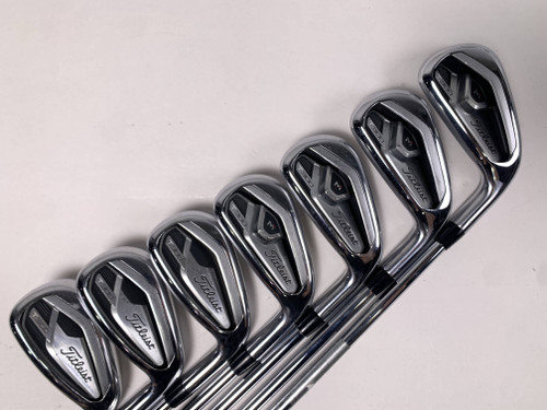 Titleist T300 2021 Iron Set 4-PW True Temper AMT S300 Red Stiff Steel Mens RH, 1 of 12