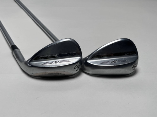 Titleist Vokey SM10 Tour Chrome Wedge Set 56* 12 | 60* 12 Wedge Steel Mens RH, 1 of 12