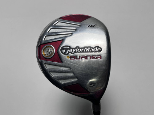 TaylorMade Burner Steel 2007 5 Fairway Wood 18* REAX SuperFast 50g Stiff RH, 1 of 12