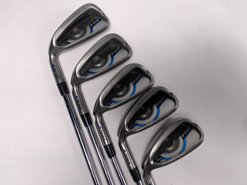 LEFTY Ping Gmax Iron Set 6-PW Blue Dot 1* Up CFS Distance Stiff Steel LH +1/2'', 1 of 12
