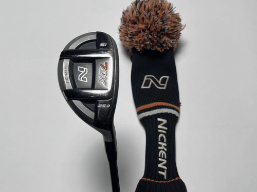 Nickent 7DX 5 Hybrid 25* Aldila RIP Alpha 80g Regular Graphite Mens RH HC, 1 of 12