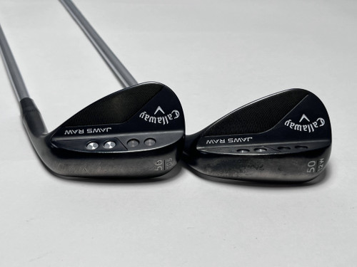 Callaway Jaws Raw Black Plasma Wedge Set 50* 12 | 56* 10 True Temper 115g RH, 1 of 12