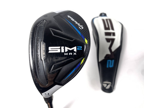 LEFTY TaylorMade SIM2 MAX Rescue 4 Hybrid 22* Ventus Blue 6-R Regular LH HC, 1 of 12