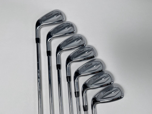LEFTY Titleist T350 2023 Iron Set 5-PW+GW True Temper AMT R300 Red Regular LH, 1 of 12