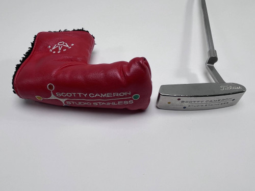 Scotty Cameron Studio Stainless Newport Putter 35" SuperStroke Flatso 2.0 RH HC, 1 of 12
