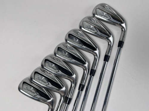 Titleist 718 AP1 Iron Set 4-PW True Temper AMT Red R300 Regular RH +1'', 1 of 12