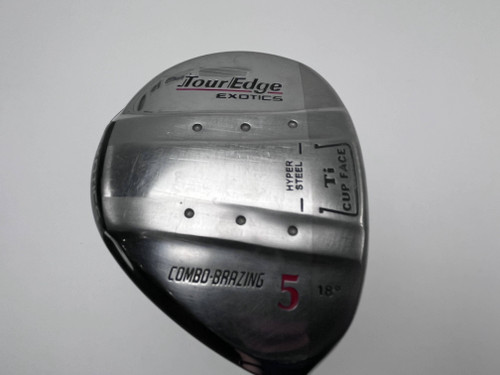 Tour Edge Exotics 5 Fairway Wood 18* Fujikura High Launch System 68g Stiff RH, 1 of 12