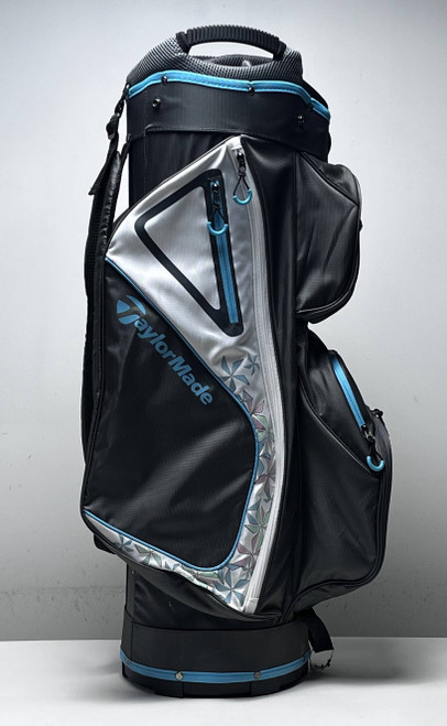 TaylorMade Kalea Cart Bag Gray 14-Way Divide Single Strap Golf Bag, 1 of 12