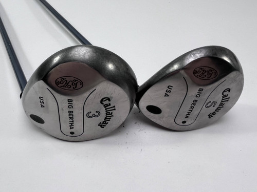 Callaway S2H2 3 & 5 Fairway Wood Set 15* | 18* Regular Graphite Mens RH, 1 of 12