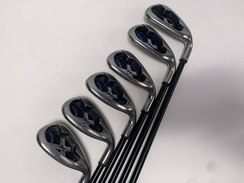 Callaway X-18 Iron Set 7-PW+SW+LW System CW75 Regular Graphite Mens RH, 1 of 12