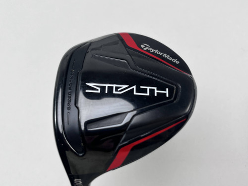LEFTY TaylorMade Stealth 5 Fairway Wood 18* Fujikura Atmos Red 5R Regular LH, 1 of 12