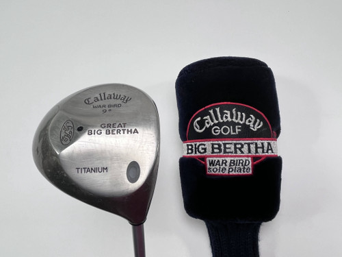 Callaway Big Bertha Warbird Driver 9* BB UL Regular Graphite Mens RH HC, 1 of 12