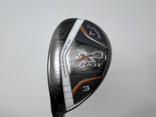 LEFTY Callaway X2 Hot 3 Hybrid 19* X2 Hot 60g Regular Graphite Mens LH, 1 of 12