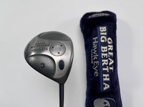 Callaway Hawkeye 3 Fairway Wood 15* Hawk Eye UL Firm Graphite Mens RH HC, 1 of 12