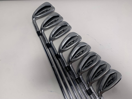 LEFTY Ping G425 Iron Set 5-PW+GW+SW Black Dot AWT 2.0 Regular Steel Mens LH, 1 of 12