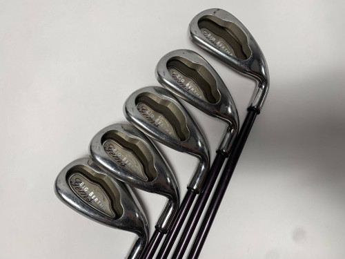 Callaway Big Bertha 2004 Iron Set 6-PW Big Bertha Gems 65i Ladies RH Undersize, 1 of 12