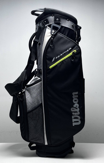 Wilson Feather Stand Bag Black 6-Way Divide Dual Strap Golf Bag, 1 of 12