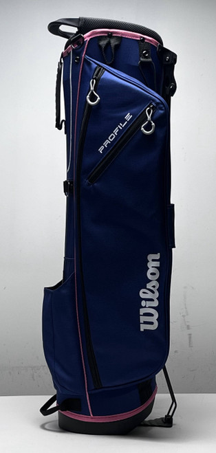 Wilson Profile Stand Bag Blue 4-Way Divide No Strap Golf Bag, 1 of 12