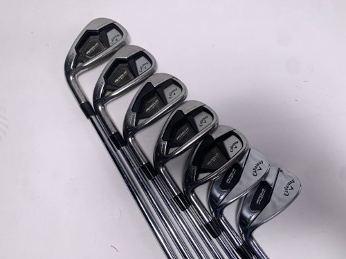 LEFTY Callaway Rogue ST MAX/MAX OS/PRO Combo Iron Set 4-PW Modus 3 120 Stiff LH, 1 of 12