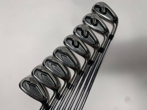 Titleist T300 Iron Set 4-PW True Temper AMT S300 Black Stiff Steel Mens RH +1'', 1 of 12