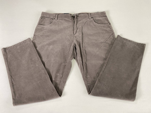 Johnnie-O Harkers Corduroy Men's Pants Size 38x32 Gray NWT, 1 of 12
