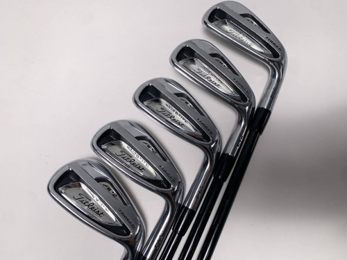 Titleist 714 AP2 Iron Set 6-PW Mitsubishi Rayon Kuro Kage Black 65g Regular RH, 1 of 12