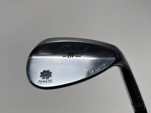 Titleist Vokey SM5 Tour Chrome Lob Wedge LW 58* 8 Bounce M-Grind SM5 Wedge RH, 1 of 12