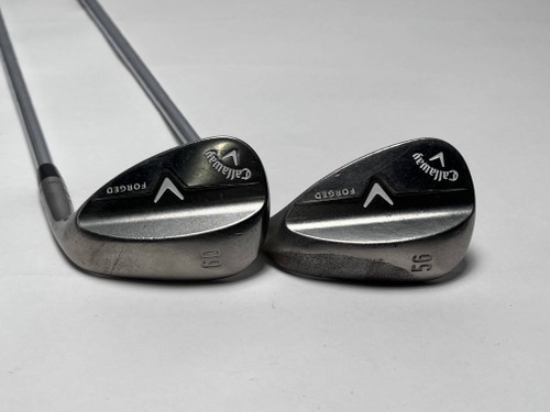 Callaway Forged Trivalent Dark Chrome Wedge Set 56* 11 | 60* 9 KBS Tour Stiff RH, 1 of 12