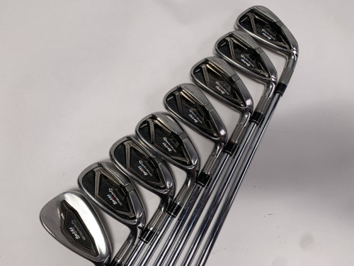 TaylorMade M4 Iron Set 4-PW+AW KBS Max 85g Regular Steel Mens RH Midsize Grips, 1 of 12