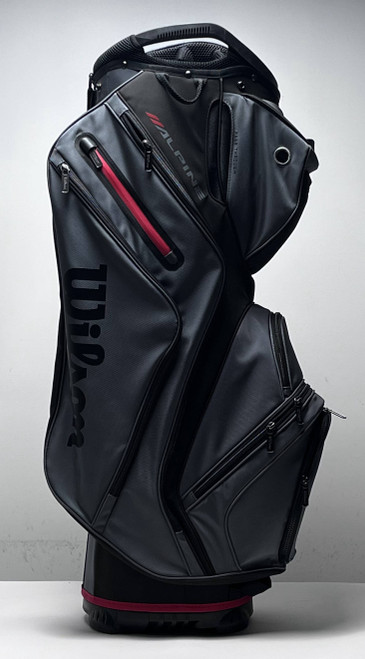 Wilson Alpine Cart Bag Gray 14-Way Divide Single Strap Golf Bag NEW, 1 of 12