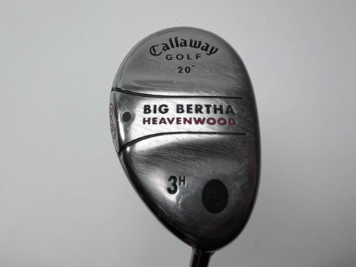 Callaway Big Bertha Heavenwood 3 Hybrid 20* RCH 75w Regular Graphite Mens RH, 1 of 12