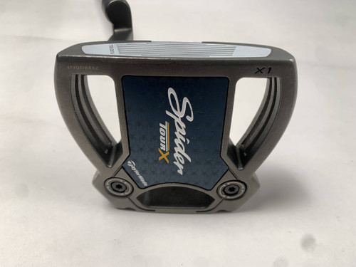 LEFTY TaylorMade Spider Tour X L Neck Putter 35" Superstroke Pistol 1.0 Mens LH, 1 of 12