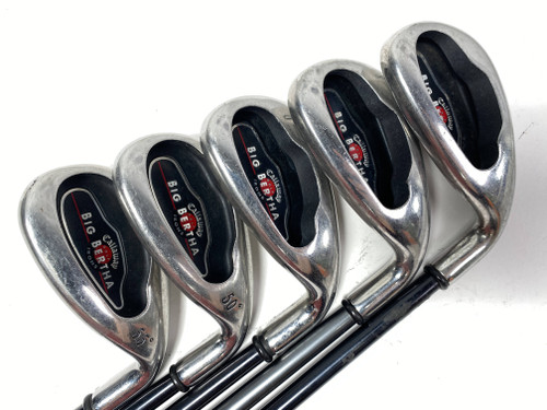 Callaway Big Bertha 2002 Iron Set 8-PW+GW+SW RCH 75 Regular RH, 1 of 12