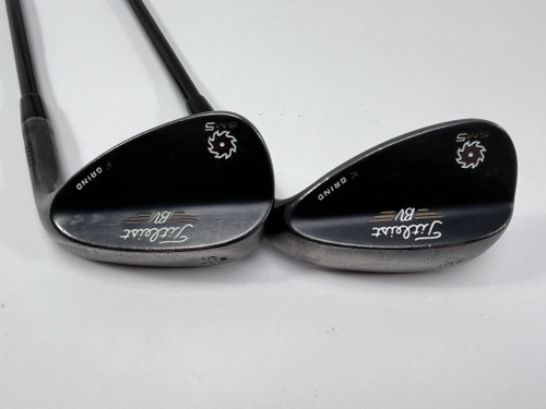 Titleist Vokey SM5 Raw Black Wedge Set 56* 14 | 60* 11 Tour AD 65i 65g Senior RH, 1 of 12