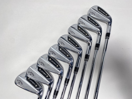 Callaway Apex Ai150 Iron Set 4-PW+AW Dynamic Gold Mid S300 115g Stiff RH, 1 of 12