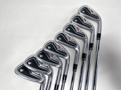TaylorMade R9 TP Iron Set 3-PW KBS Tour Stiff Steel Mens RH, 1 of 12