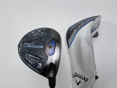 Callaway Paradym Ai Smoke Max 3 Fairway 15* Tensei Blue AV Series Regular RH HC, 1 of 12
