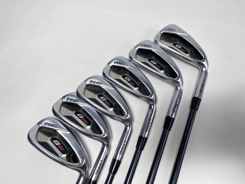 Ping G410 Iron Set 5-PW Red Dot 1* Flat Alta CB AWT Soft Regular Senior RH, 1 of 12