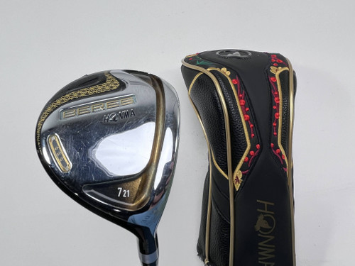 Honma Beres 07 3-Star 7 Fairway Wood 21* ARMRQ 3 Star 47g Regular RH HC, 1 of 12