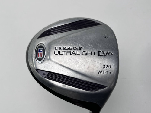 US Kids Ultralight DV1 Driver 16* Ultralight 54" Purple 15g Youth Graphite RH, 1 of 12