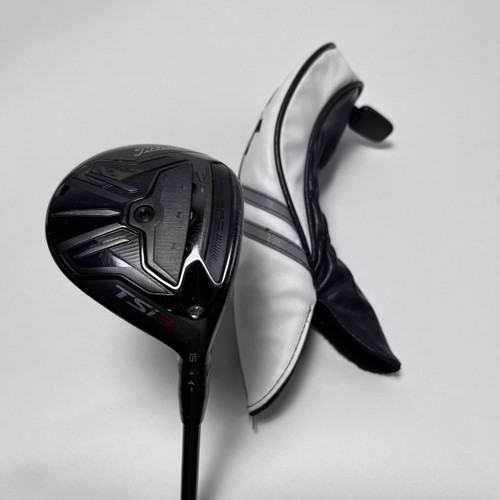 Titleist TSi3 3 Fairway Wood 15* HZRDUS RDX Smoke 6.0 Black 70g Stiff RH HC, 1 of 12