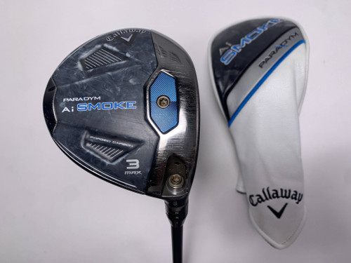 Callaway Paradym Ai Smoke Max 3 Fairway 15* Tensei Blue AV Xlink Regular RH HC, 1 of 12