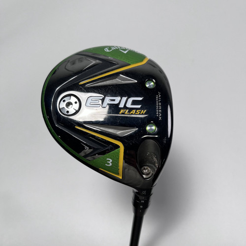 Callaway EPIC Flash 3 Fairway Wood 15* UST Mamiya Helium 4F2 Senior RH, 1 of 12