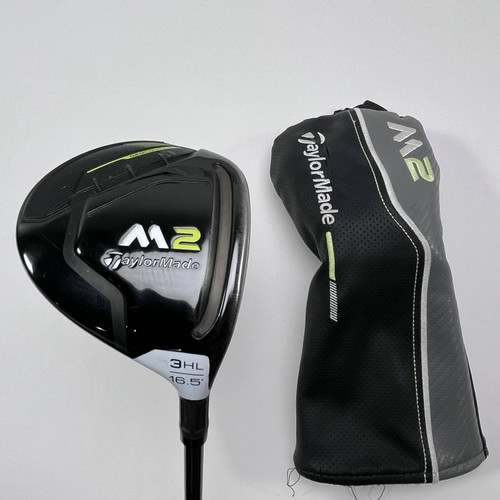 TaylorMade M2 2019 3HL Fairway Wood 16.5* REAX 55g Senior RH HC Oversize Grip, 1 of 12