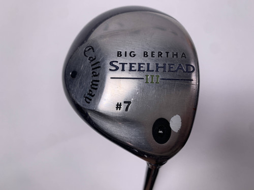 Callaway Steelhead III 7 Fairway Wood 21* System III Senior Graphite Mens RH, 1 of 12