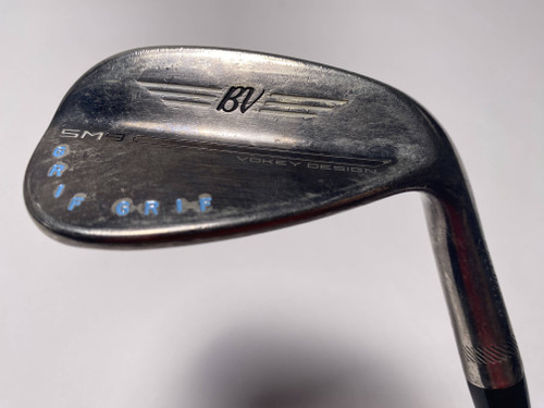 Titleist Vokey SM9 Brushed Steel Gap Wedge GW 52* 8 F TT AMT Red 94g Regular RH, 1 of 12
