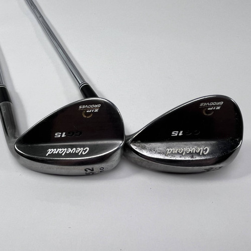 Cleveland CG15 Black Pearl Wedge Set 52* 10 | 56* 14 Traction Wedge RH, 1 of 12
